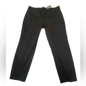 NWT J. Crew Black Cropped Cafe Capri Ankle Pants